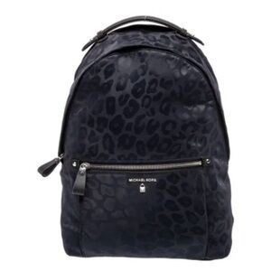 Michael Kors Kelsey Black Leopard Print Backpack EUC​